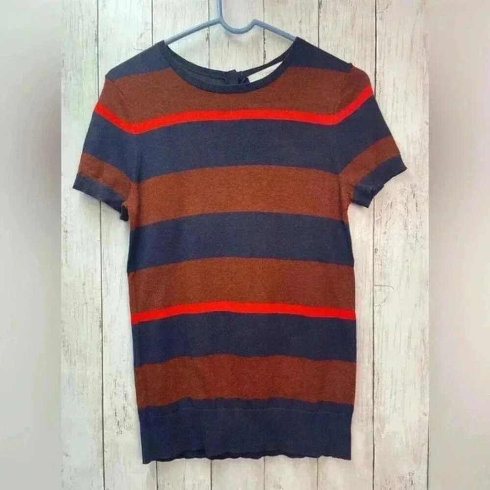 Loft Short Sleeve Top Size XS Cotton/Rayon/Wool